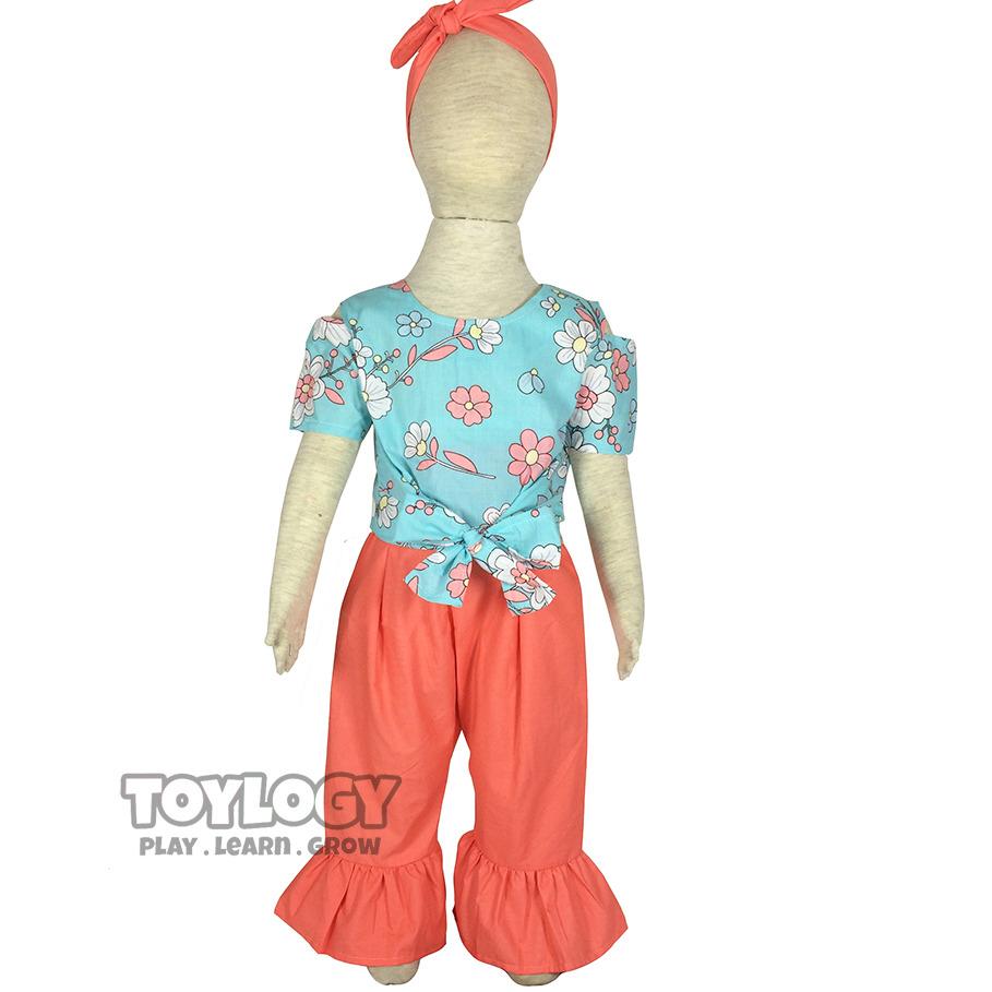 Grow Baju dan Celana Cutbray Laura Setelan Anak ( Children's Clothes Suit Laura )
