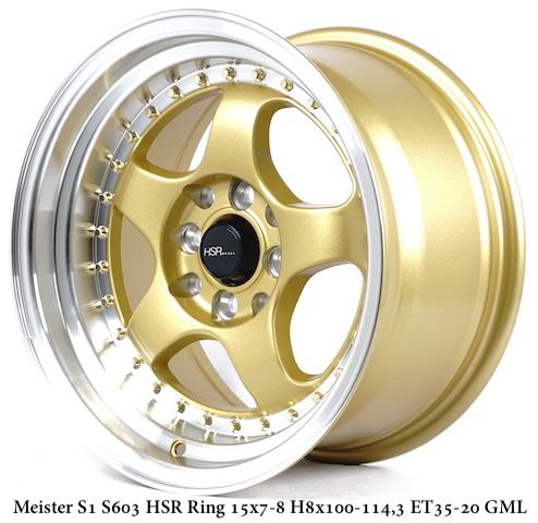 Velg Mobil Murah BRISKET S1 S603 HSR Ring 15