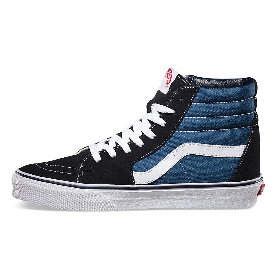 van's sk8 hi casual canvas