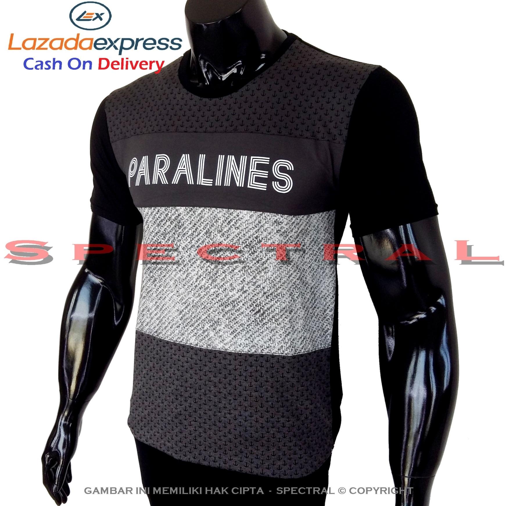 Spectral - Kaos Distro PARALINES Kombinasi Paris Soft Rayon Viscose Lycra Pola M Fit To L Simple Fashionable Tidak Pasaran
