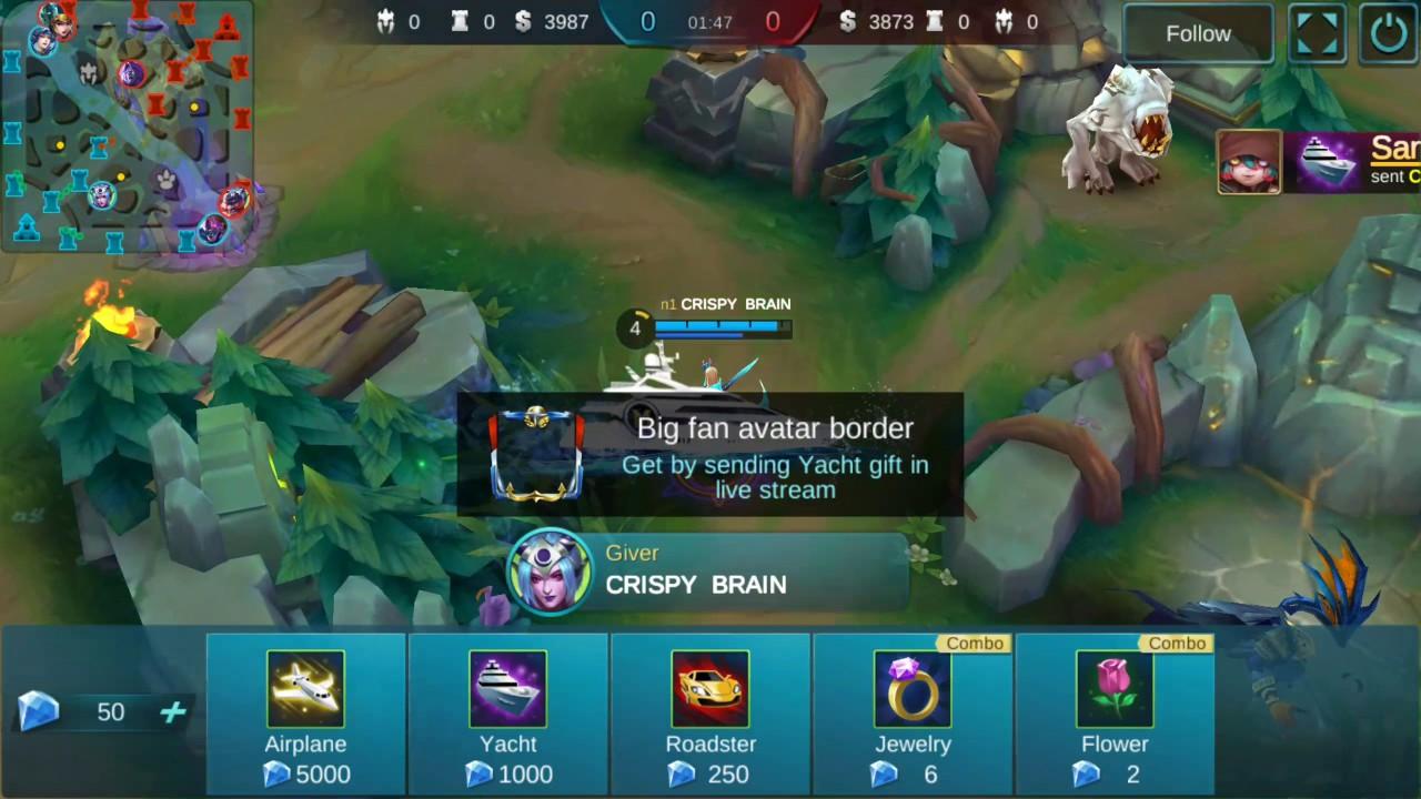Jasa View and Gift Roadster Mobile Legends
