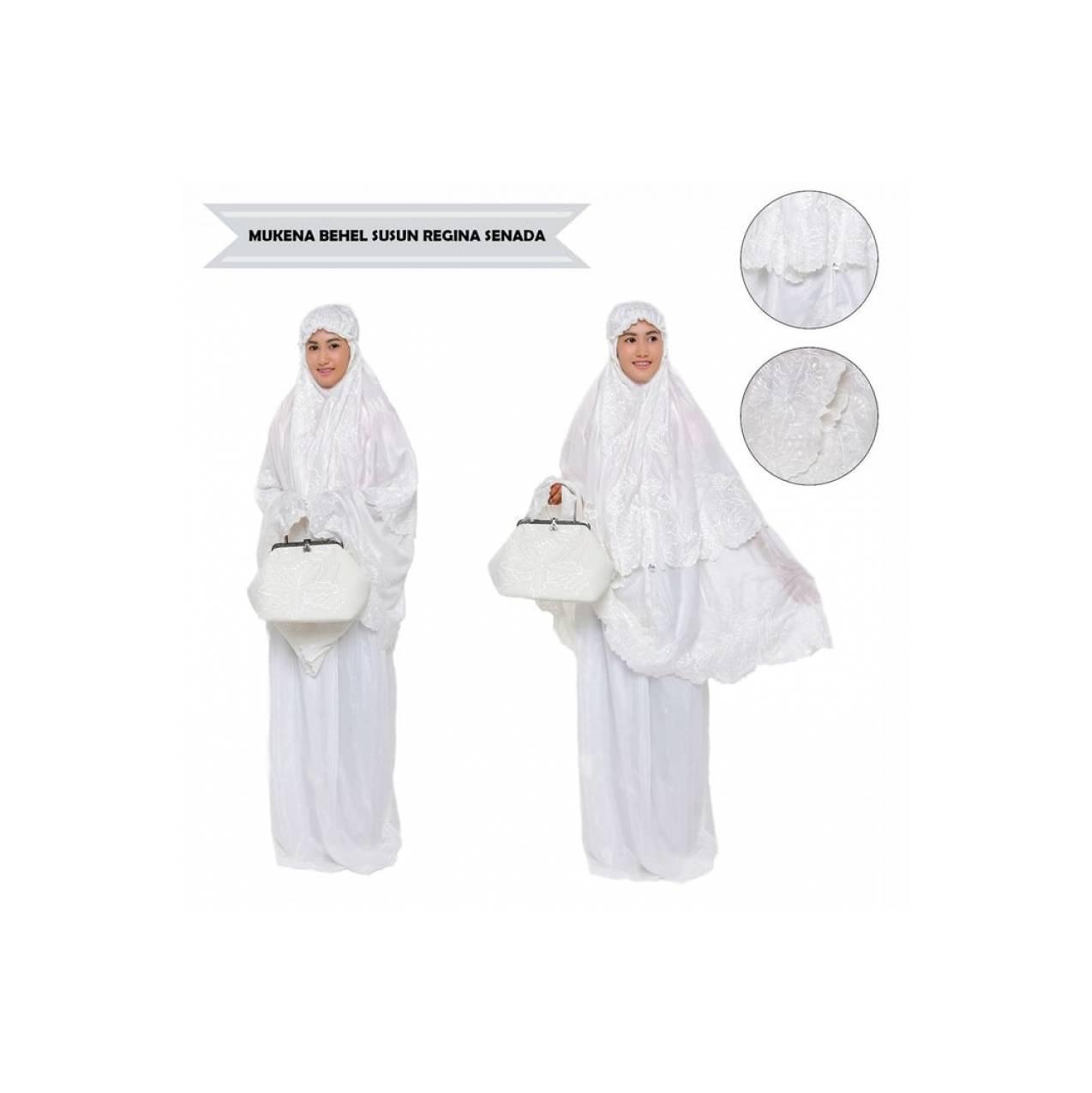 BMA - PREMIUM MUKENA RUKUH EXCLUSIVE HANTARAN KADO NIKAH BORDIR PUTIH