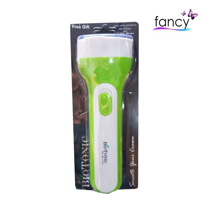 BONUS! Senter Besar BIOTONIC LED (Setiap pembelian Biotonic + Shampoo) / Harga Murah !!! senter besar hijau / LAMPU SENTER