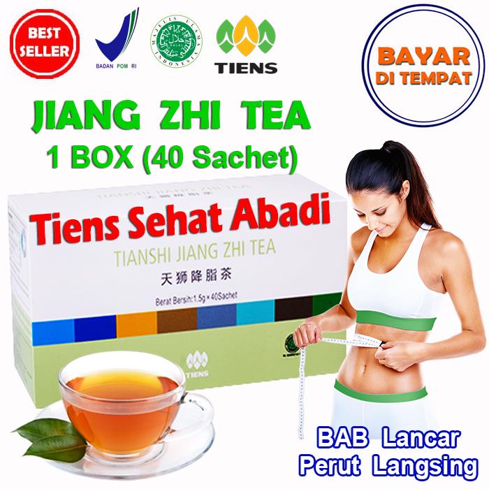 Tiens Teh Pelangsing Jiang Zhi Tea – 40 Sachet | Korset pengecil perut | Korset pelangsing | Bra penekan lemak | Baju pembakar lemak | Timbangan digital | Timbangan badan | Tummy trimmer |