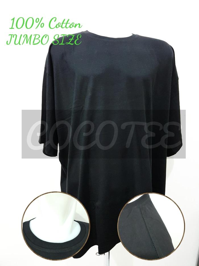 Kaos Polos Jumbo Size / Big Size Katun Combed 30s Size 6XL / XXXXXXL