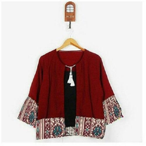 AmorShop Cardi Batik /Pakaian Wanita /Cardigan Wanita