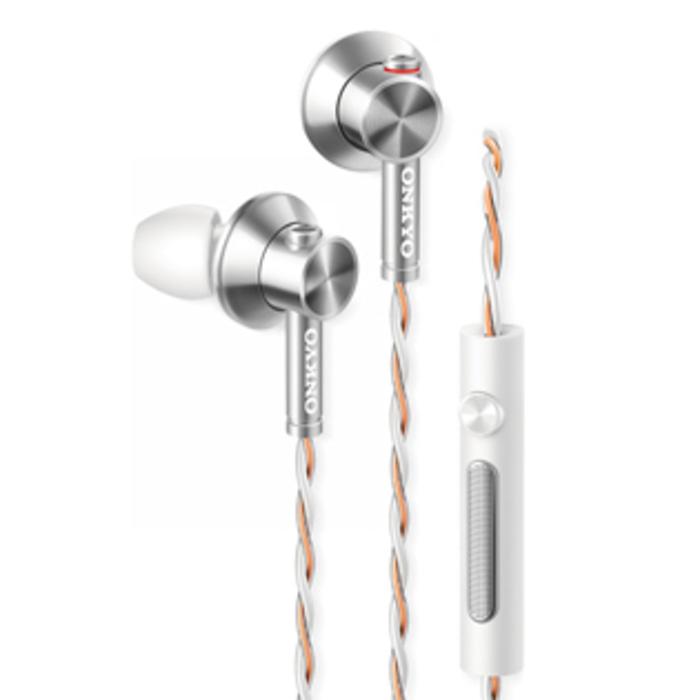 Onkyo Hi-Resolution In-Ear Earphone With Mic - E700M