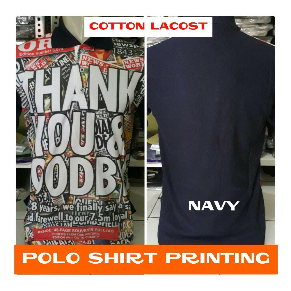 Kaos polo shirt printing di lapak Fashion depok bahrudin_tanjung