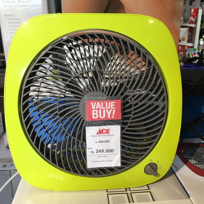 Best Seller!! Diskon! Kris Table Fan 35 W Kipas Angin Meja Ace Hardware Shabby Chic - ready stock