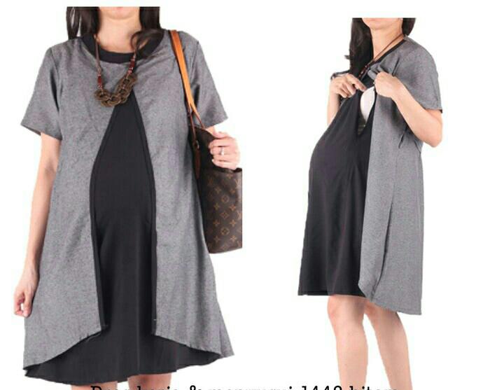 dress kerja hamil.baju hamil.busui.dress hamil.baju kantor bumil