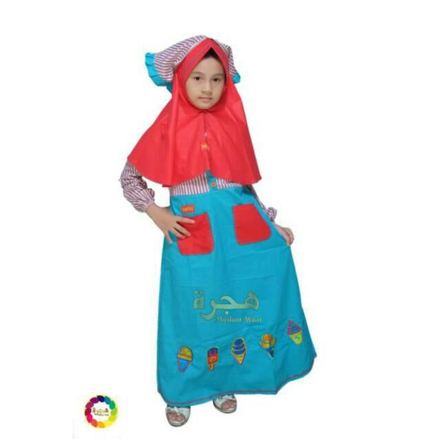 (TERBARU) Gamis anak Hafidz Eskrim usia 2-12th (no 2 Reseller)