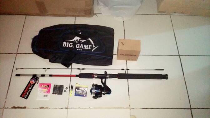 HARGA PROMO!!! Set Pancing Kolam Kekuatan 5 Kg Rod Carbon - s1wctG