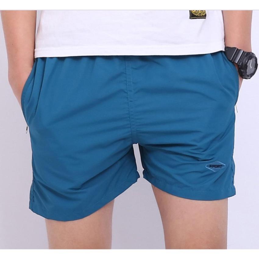 Celana Pendek Pantai Santai Pria Anti-UV Polos Beach Short Sport Pants Surfing Sea Quality Cotton Strecht Lentur Halus Kolor Musim Panas Sante Serap Keringat Olahraga Outdoor Laut Sporty Fashion Stylish Design Pakaian Bawahan