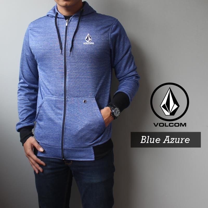 Jaket Hoodie Volcom Blue Azure