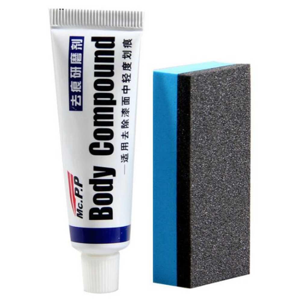 Wax Paint Car Scratch Repair Perbaikan Cat Mobil Tergores Terkelupas + Sponge MC308 Perawatan Eksterior Kendaraan