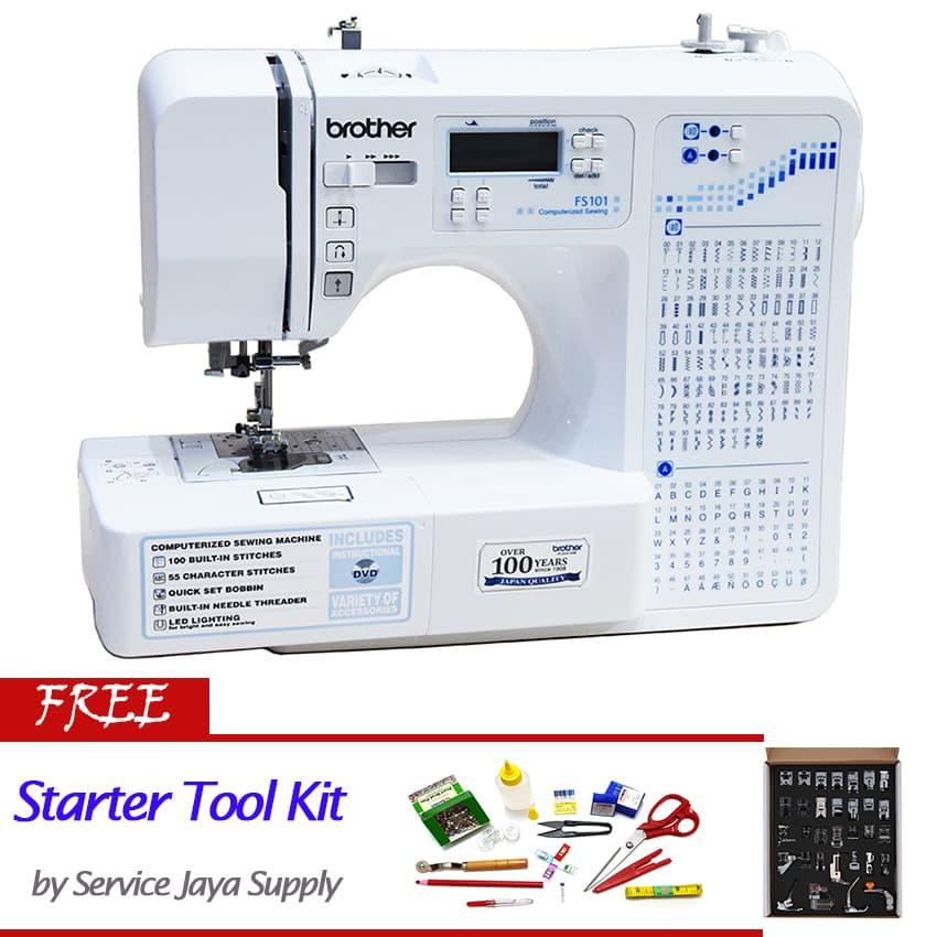 PROMO!! TERMURAH Mesin Jahit Brother FS 101 Computerised Portable mesin jahit / mesin jahit mini / jarum rajut / jarum jahit