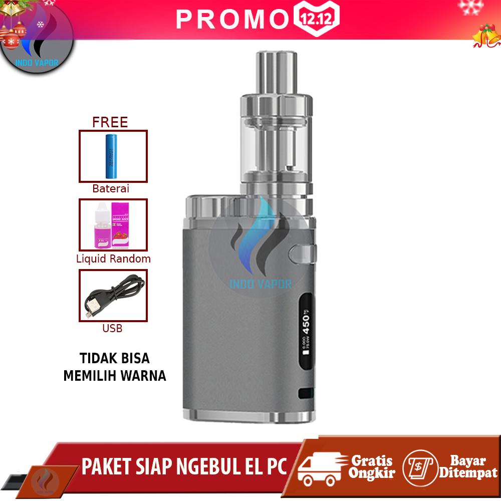 Indo Vapor Promo 12.12 - Vape Murah Siap Ngebul EL PC Vape / Rokok Elektirk Murah 75 W 5V Stater Kit + Free Kabel USB + Free E-Liquid Rasa Random + Free Baterai IMR 18650 - Warna Random Indo Vapor Promo 12.12 - Vape Murah Siap Ngebul EL PC Vape / Rokok Elektirk Murah 75 W 5V Stater Kit + Free Kabel USB + Free E-Liquid Rasa Random + Free Baterai IMR 18650 - Warna Random