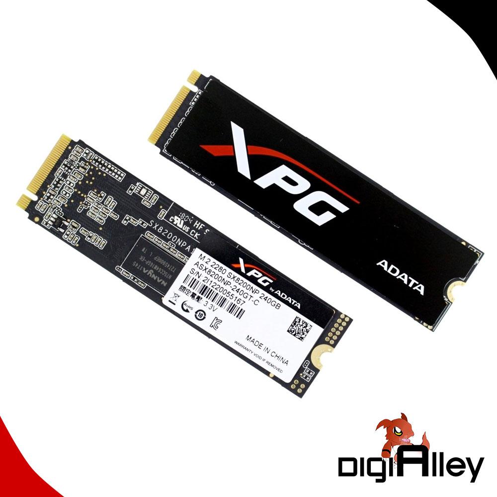 ADATA XPG SX8200 240GB SSD M.2 NVME PCIe Gen3x4 SSD Gaming