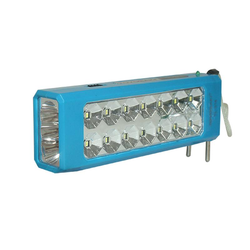 EELIC LAS-TL314 LAMPU SENTER 3 LED DAN 14 SMD EMERGENCY RECHARGEABLE MULTIFUNGSI CAHAYA PUTIH