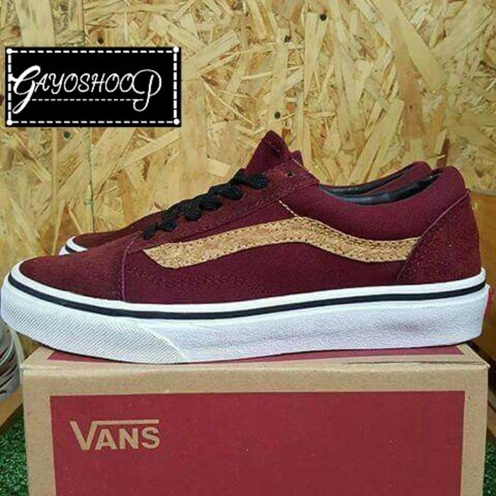 Sepatu Vans oldskool cork twill premium