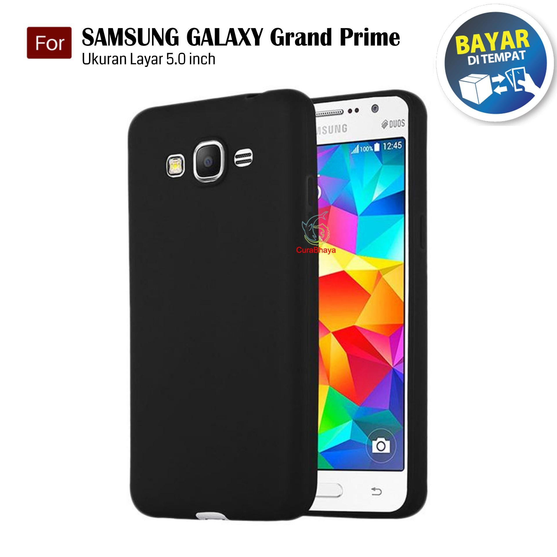 MidNight Samsung Galaxy Grand Prime (G530) / +Plus / Duos | Slim Case Black Matte Softcase Premium Baby Skin - Hitam