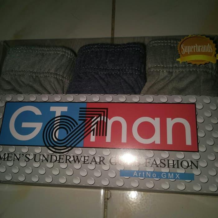 CELANA DALAM PRIA GT MAN GTMAN GMX ISI 3 CD MURAH PAKAIAN DALAM KAOS