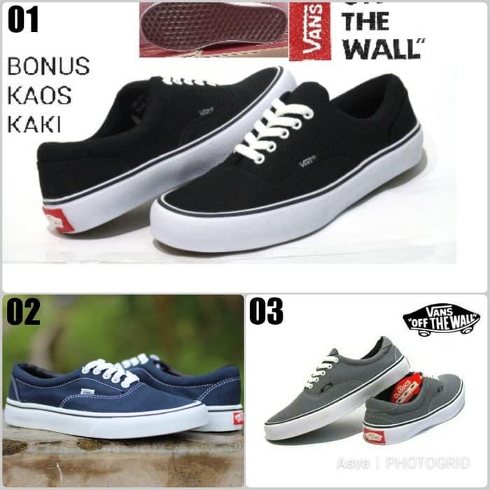 PROMO FREE KAOS KAKI!! VANS CASUAL CLASSIC PREMIUM GRADE ORIE 4 WARNA
