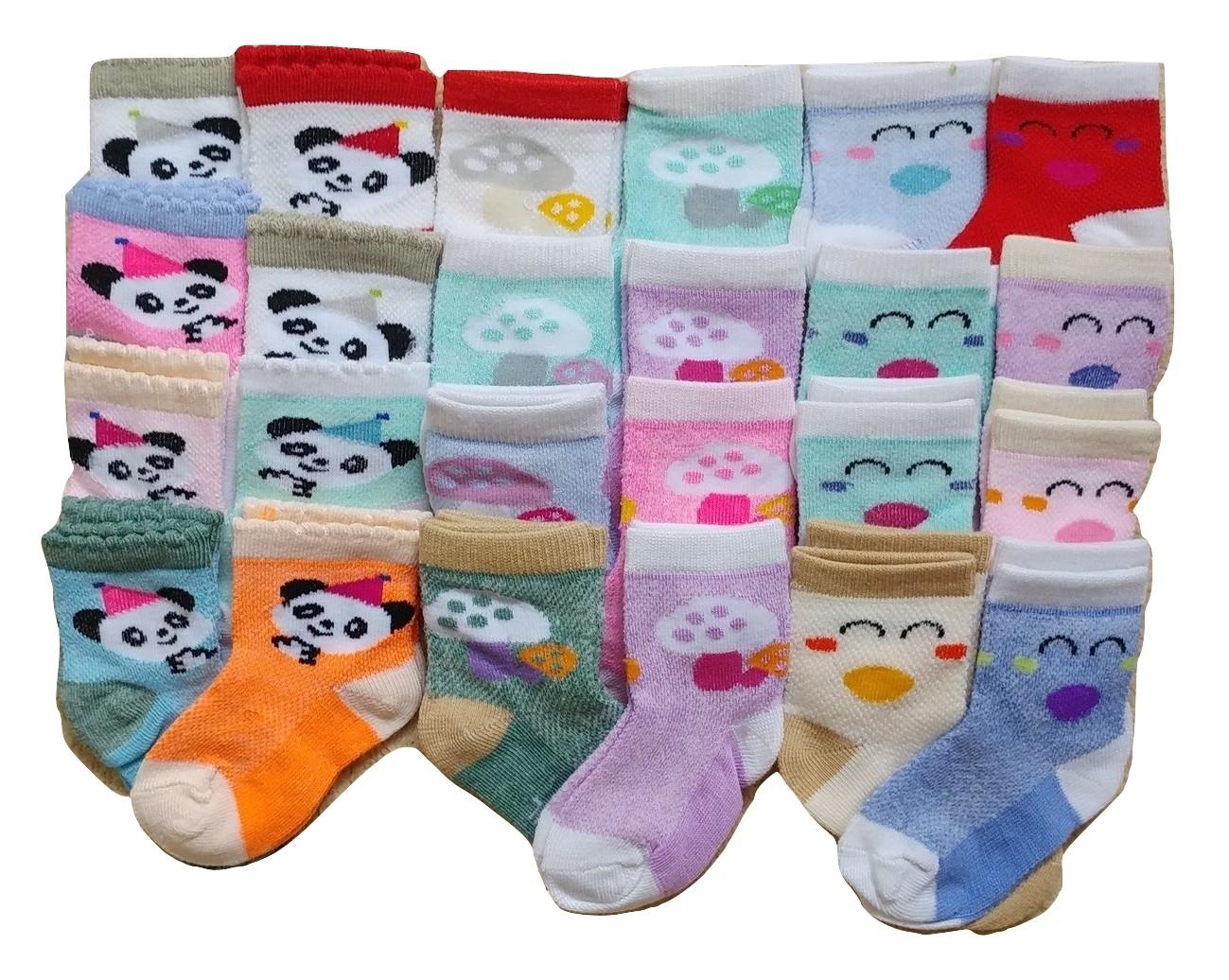 Jelova Angela 4 Pasang Kaos Kaki MITI SNI Standart 0-6 Months - For Boy Mix