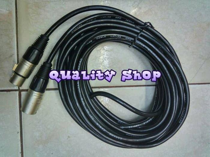 Original KABEL MIC CANARE 10M L2T-2S JAPAN STANDART PLUS JACK CANON MALE/FEMALE