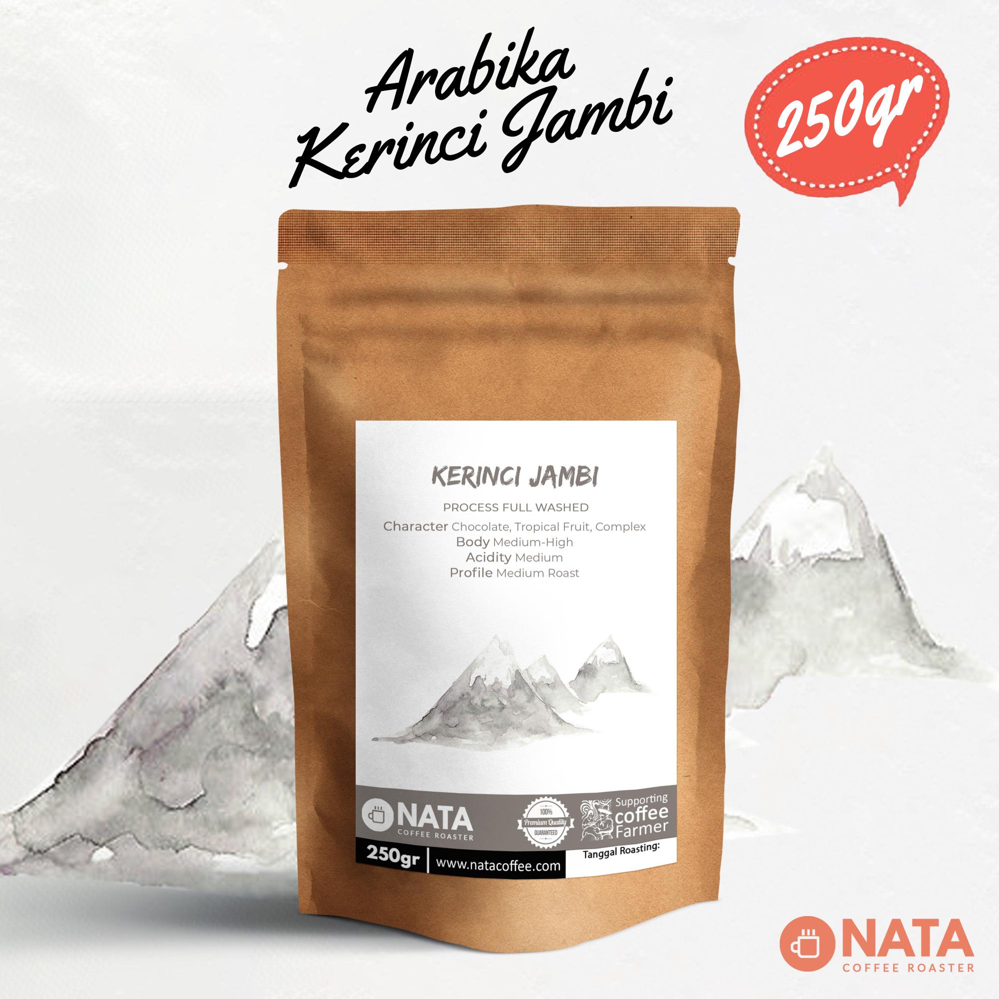 Nata Kopi Kerinci Jambi Arabika 250gr - BIJI