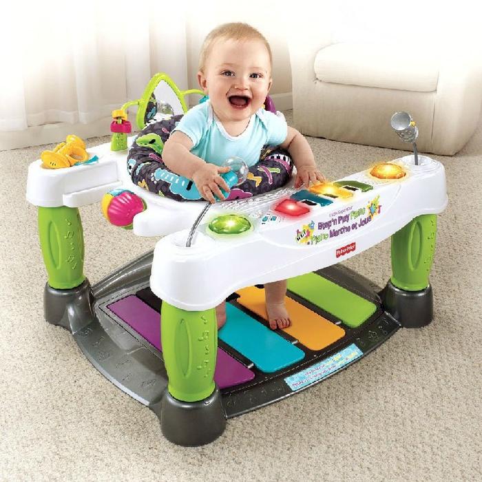 READY Step play n piano fisher price looks like jumperoo baby