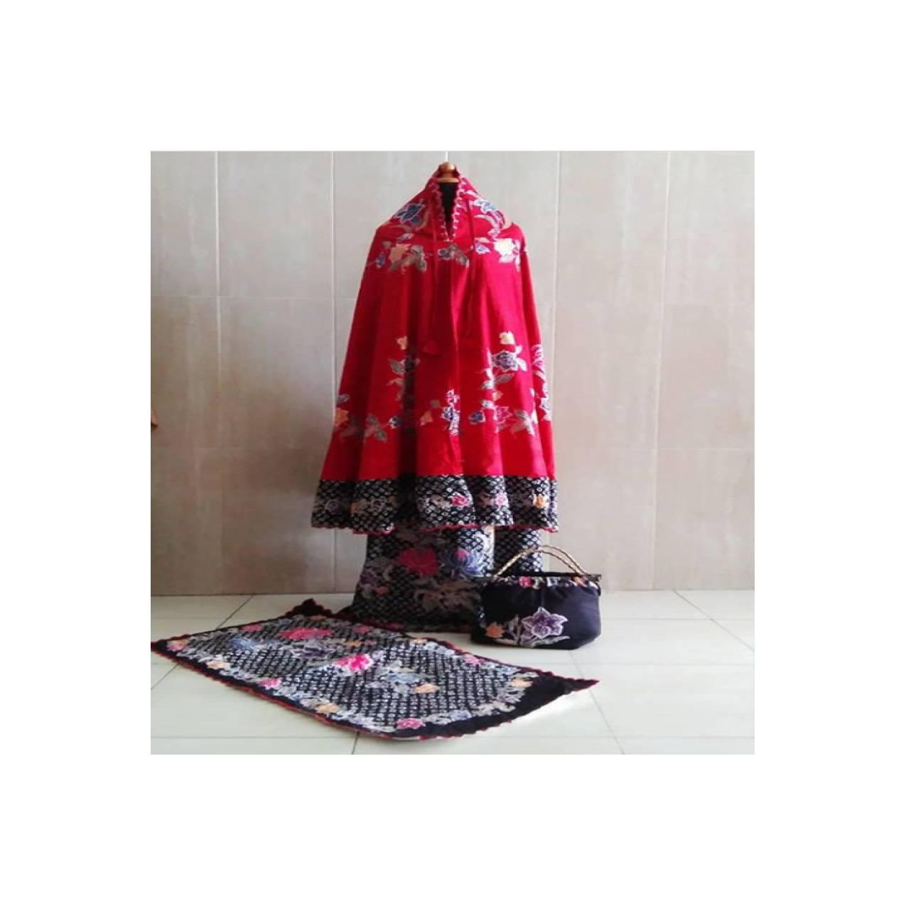 Mukena Batik Encim Bordir (2 warna )