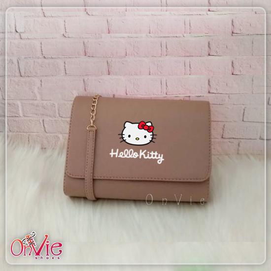Onvie Tas Wanita Pesta Selempang Shoulder Bag / Tas Selempang / Tas Mini Clutch HM Hello Kitty