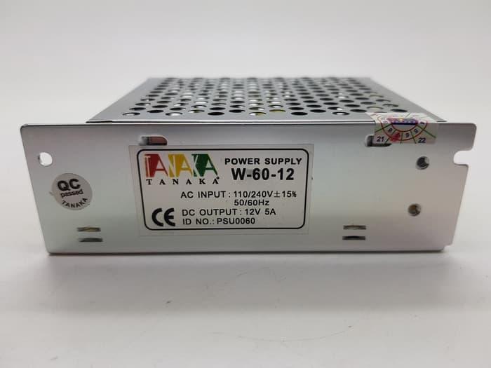 Promo Power Supply Jaring ( Adaptor) Merk TANAKA 12V 5A gara Murah
