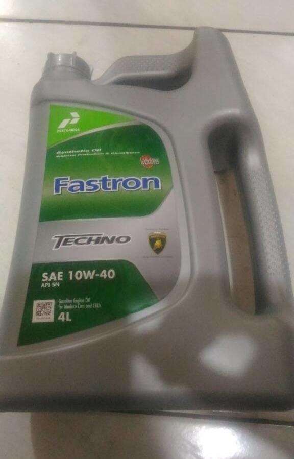 Olie Mobil Pertamina Fastron Techno New SAE 10w40 Kemasan Galon