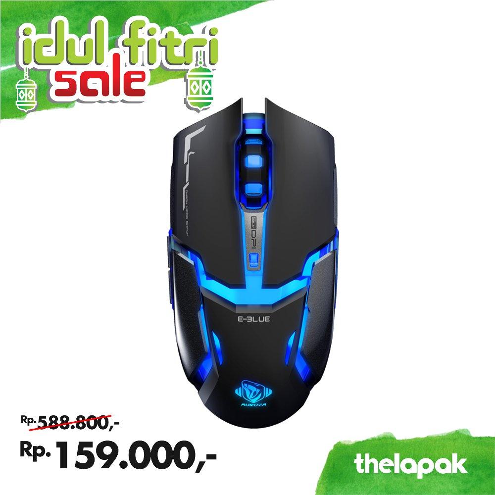 E-Blue Mouse Gaming Auroza Type-IM Black / Mouse Basic / Mouse Office / Aksesories Komputer