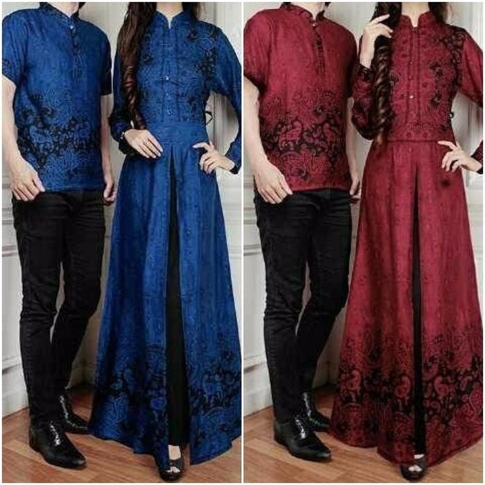 Couple Busui MARTHA Gamis Maxi + Baju Koko