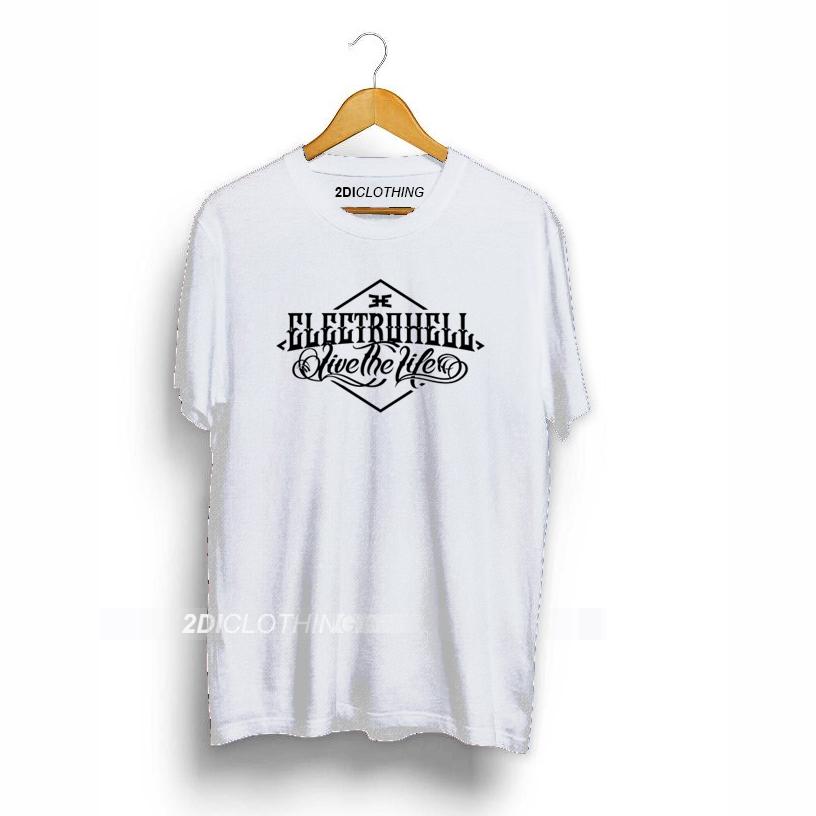 Kaos Electrohell - Tshirt Electrohell - White