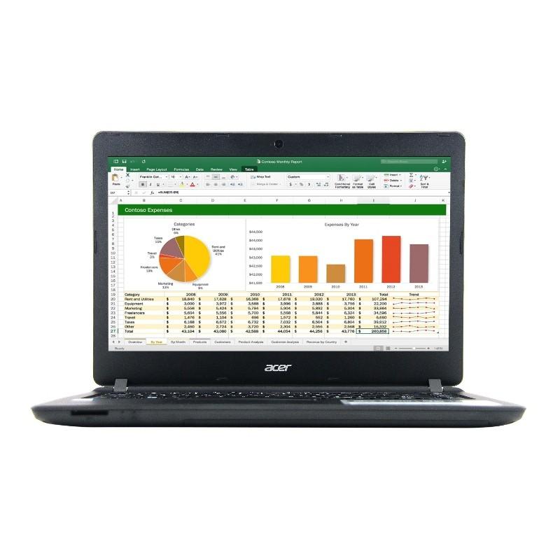 ACER ES1 432 C45N Celeron N3350 Ram 2GB HDD 500GB-DVDRW- LCD 14