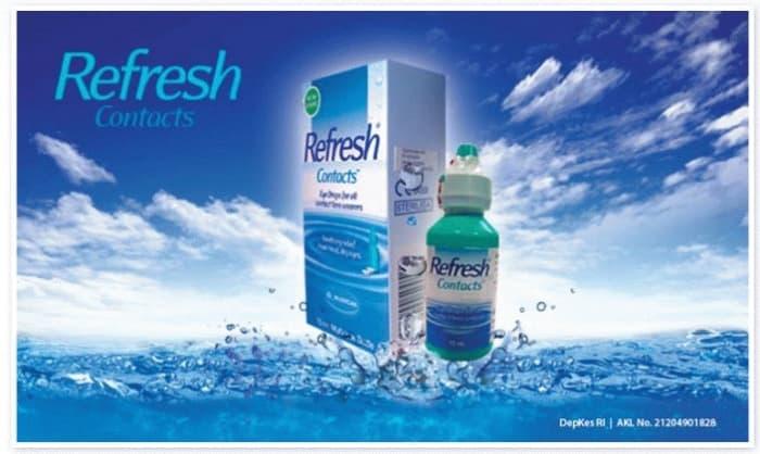 Cairan Air Softlens - Tetes Mata Refresh Contacts Eye Drops 15 ml by Allergan