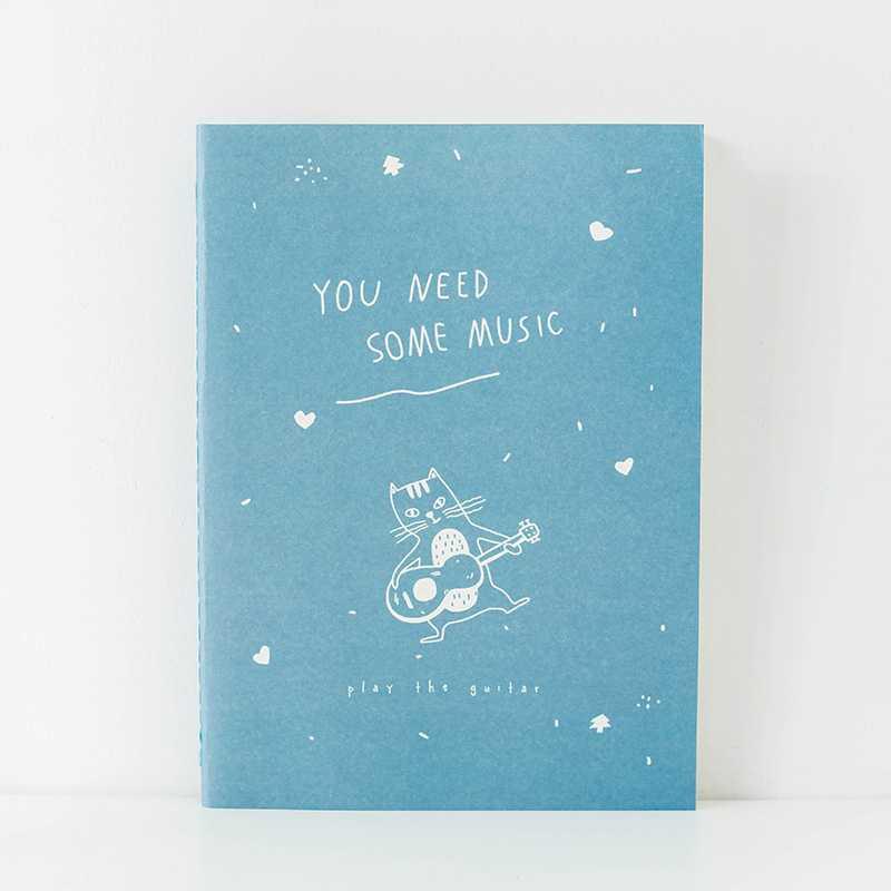 BEST SELLER Happy Active Cat Ruled Notebook B5 / Buku Catatan Garis B5 HARGA TERMURAH