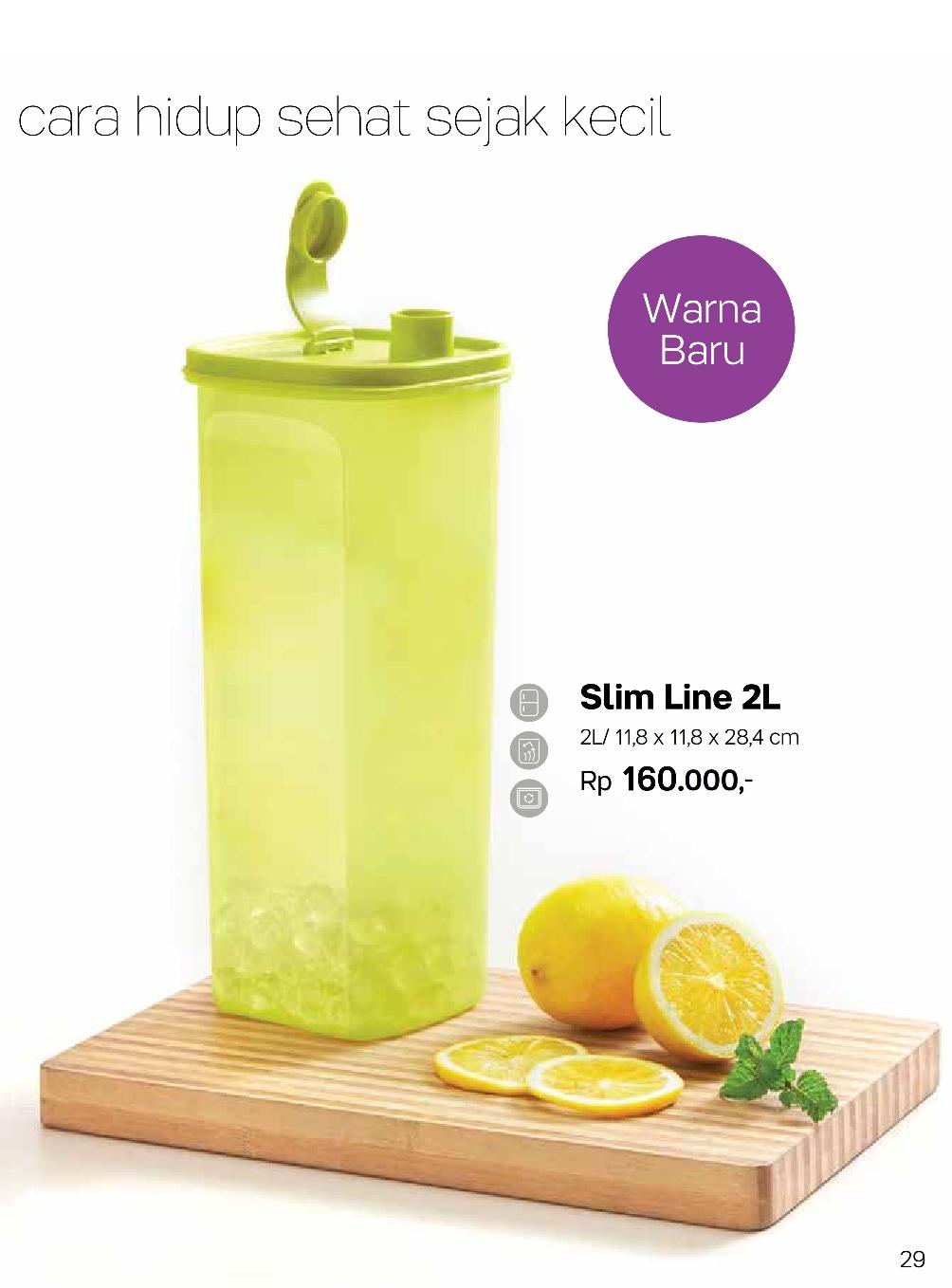 slim line 2L tupperware promo