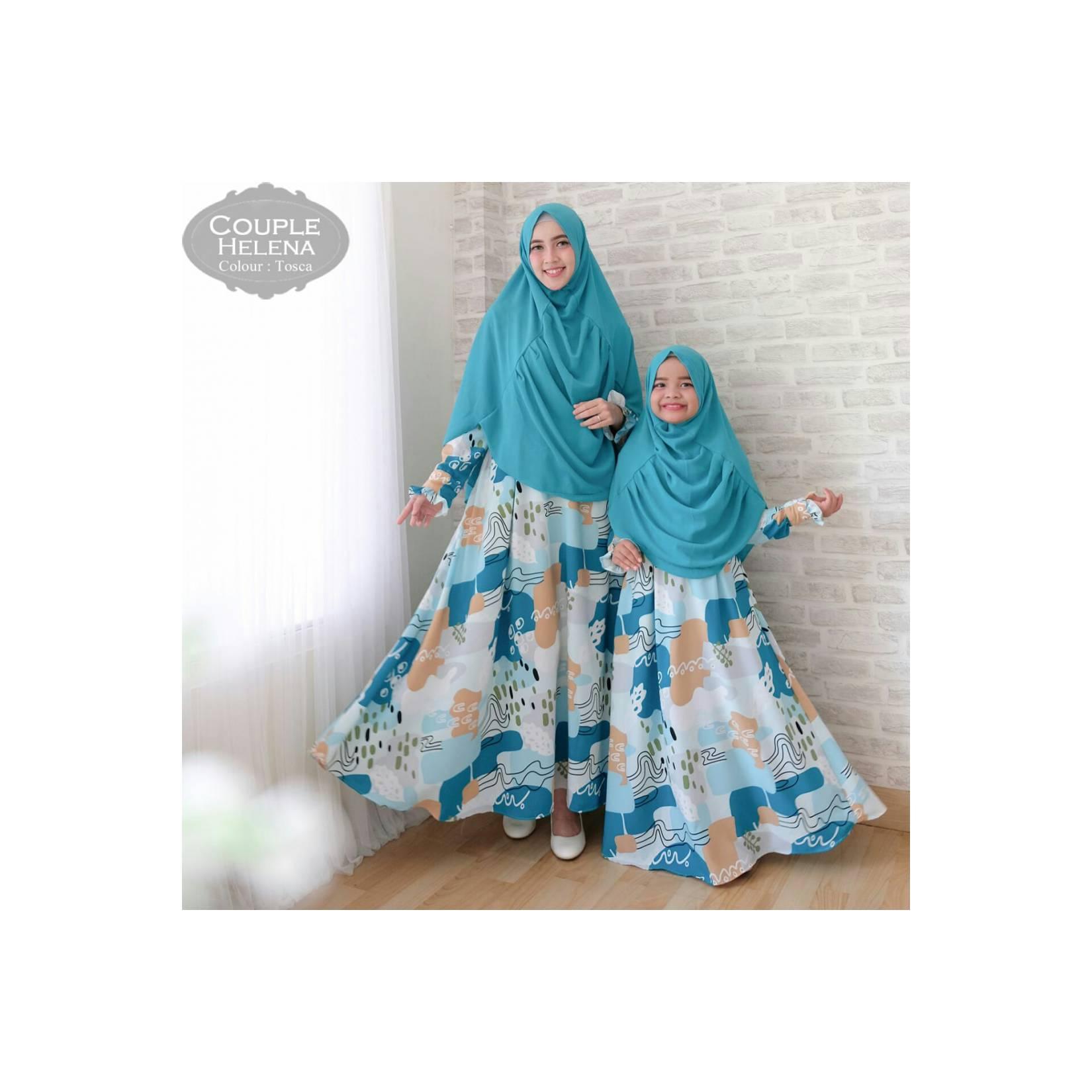 CP MK HELENA @290 Bahan gamis woolpeach mom Ld110 pjg140 lebar bawah 4