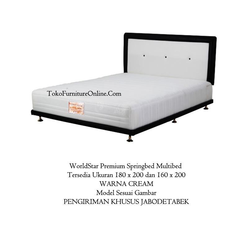 Spring Bed Springbed Tempat Tidur Pegas Per Lesehan Pendek MULTIBED 160 x 200