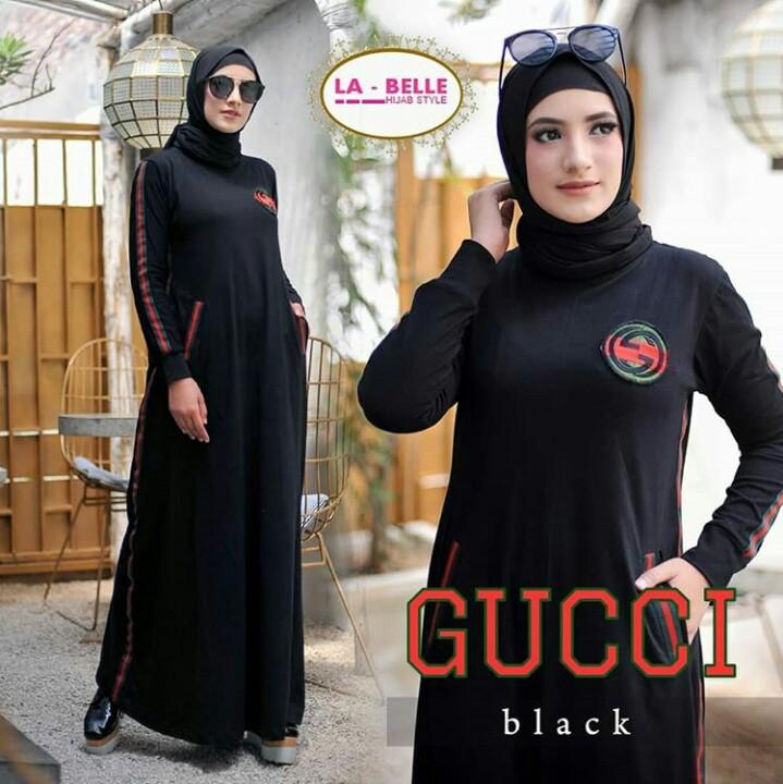 Baju Muslim Modren Gamis Gucci Dress Baju Babyterry Baju Teusan Wanita Baju Terusan Terbaru Wanita Gamis Syari Baju Muslim Terbaru 2018
