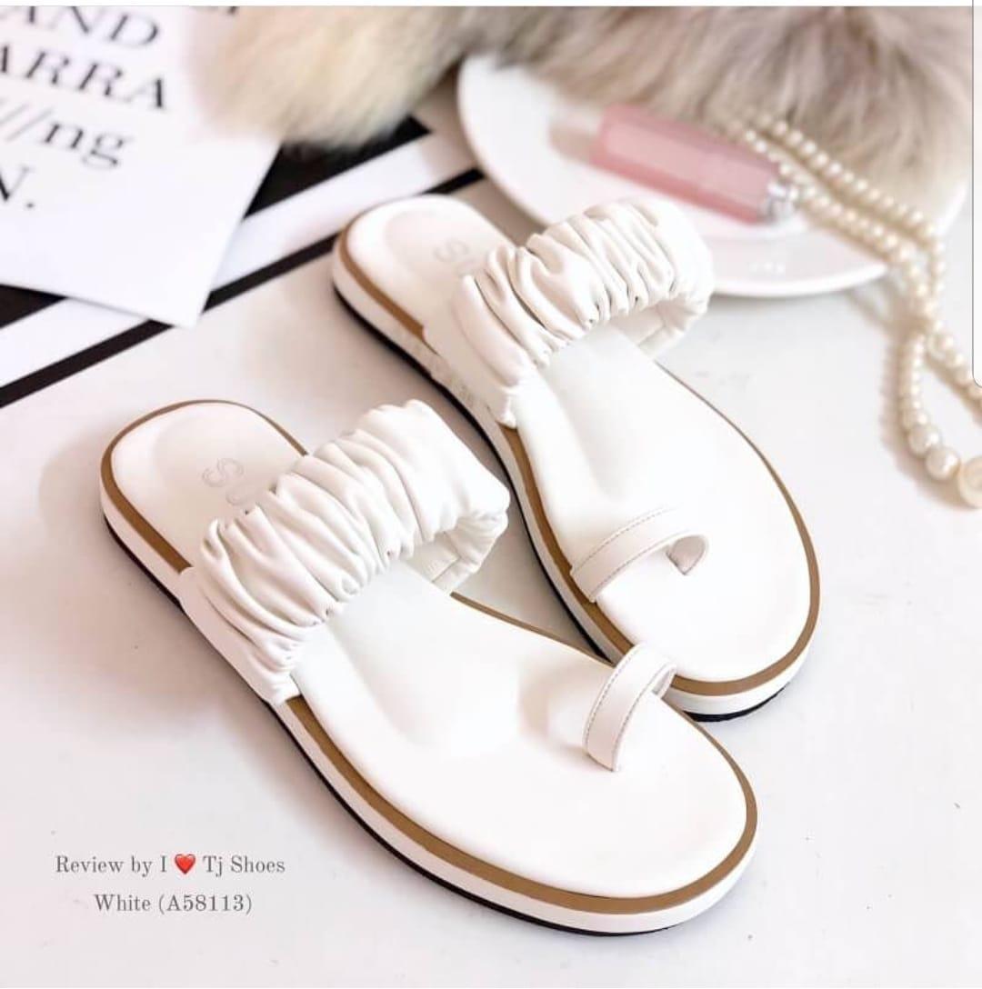 Sandal / Sendal Tali Xena Flat Untuk Wanita / Cewek Bahan Suede / Beludru SantaiR01