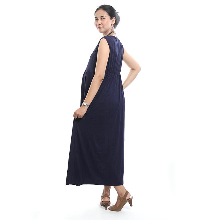 Ning Ayu Free CD Hamil Baju Hamil Gamis Menyusui Kaos - DRO 418 / Baju Menyusui Lengan Panjang / Baju Atasan Menyusui / Baju Menyusui Muslimah / Baju Muslim Wanita untuk Ibu Menyusui/ Baju Hamil Untuk Kerja