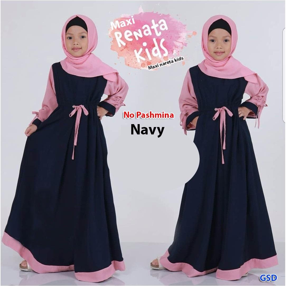 Wow keren - Baju muslim anak / gamis anak/ maxi anak / dress anak / jilbab anak / syarii anak Nareta.