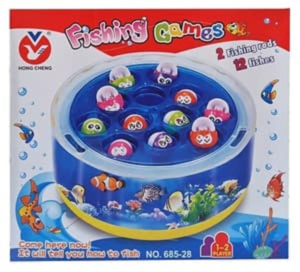 FISHING GAMES 2 RODS 12 FISHES 685-28 MAINAN ANAK PANCINGAN