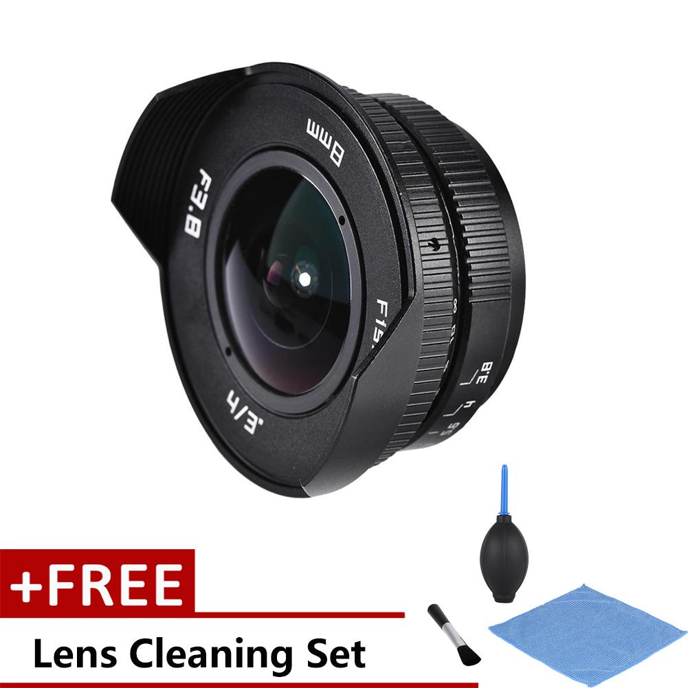 8 Mm F/3.8 Manual Fokus Mata Ikan Sudut Lebar Lensa untuk Kamera DSLR-Intl